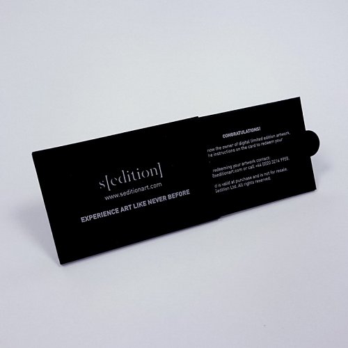 Sliding card presentation packaging